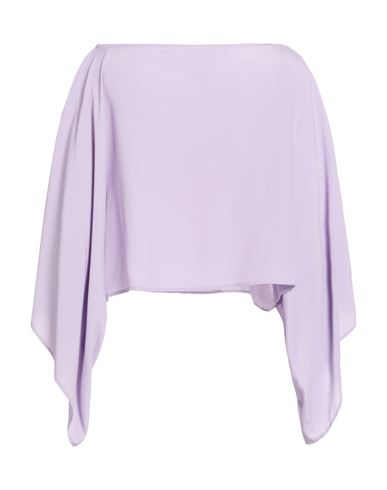 Ottod'ame Woman Top Lilac Size Onesize Acetate, Silk In Purple