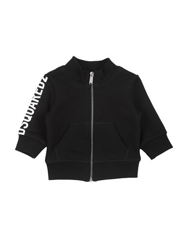 Shop Dsquared2 Newborn Sweatshirt Black Size 3 Cotton, Elastane