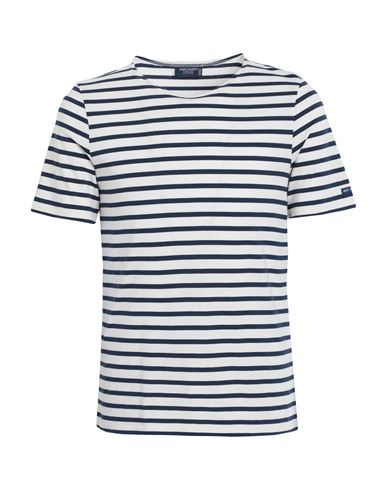Saint James Man T-shirt Navy Blue Size Xl Cotton
