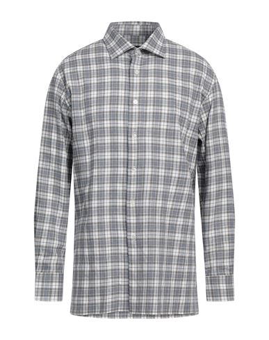 Dunhill Man Shirt Grey Size Xl Cotton