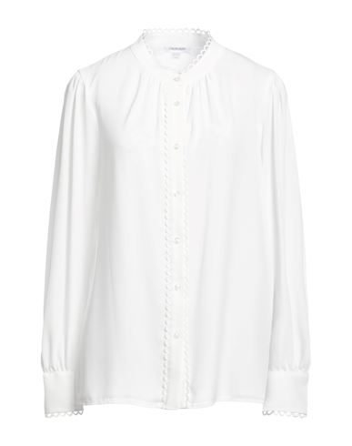 Calvin Klein Woman Shirt White Size L Polyester