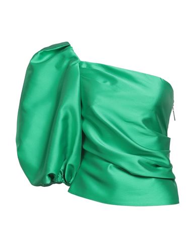 Simona Corsellini Woman Top Green Size 4 Polyester