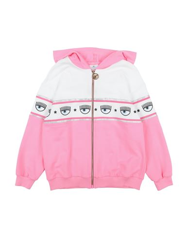 Shop Chiara Ferragni Toddler Girl Sweatshirt Pink Size 6 Cotton, Elastane
