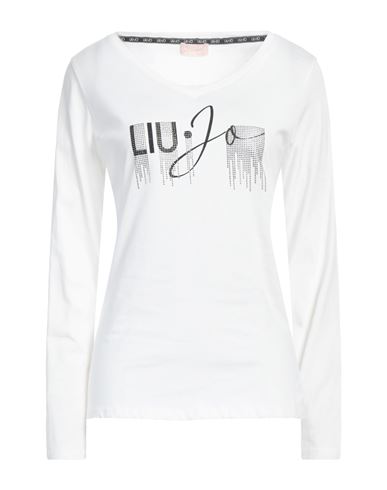 Liu •jo Woman T-shirt White Size S Cotton