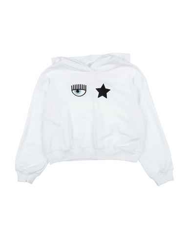Chiara Ferragni Toddler Girl Sweatshirt White Size 6 Cotton, Elastane In White