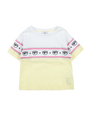 Shop Chiara Ferragni Toddler Girl T-shirt Yellow Size 6 Cotton