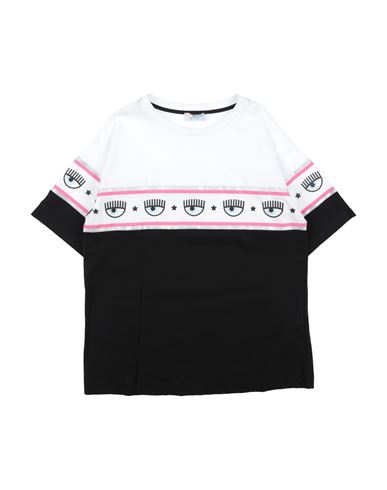 Chiara Ferragni Toddler Girl T-shirt Black Size 4 Cotton In Black