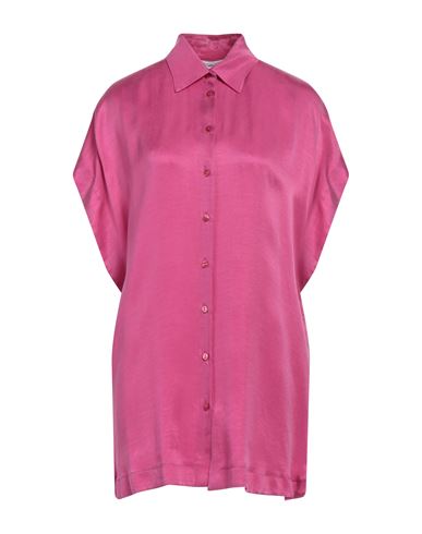 Maria Vittoria Paolillo Mvp Woman Shirt Fuchsia Size 4 Cupro In Pink