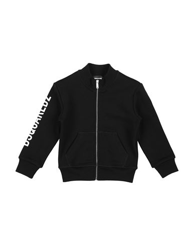 Dsquared2 Toddler Sweatshirt Black Size 3 Cotton In Black