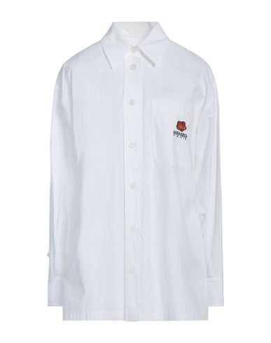 Kenzo Woman Shirt White Size 10 Cotton