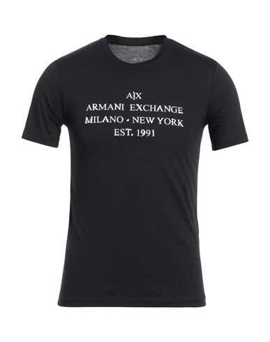 Armani Exchange Man T-shirt Black Size Xs Cotton