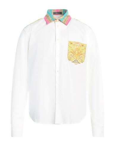 Shop Versace Man Shirt White Size 16 Cotton