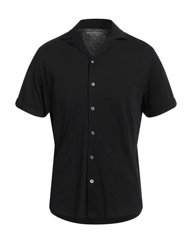 Shop Phil Petter Man Shirt Black Size L Cotton