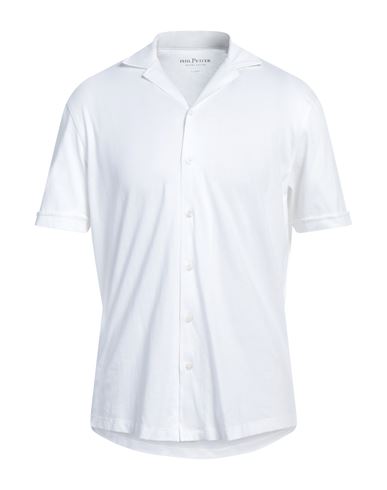 Shop Phil Petter Man Shirt White Size Xl Cotton