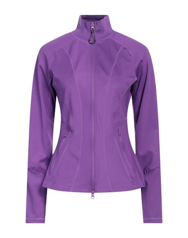 Adidas By Stella Mccartney Woman Sweatshirt Purple Size M Recycled Polyester, Elastane