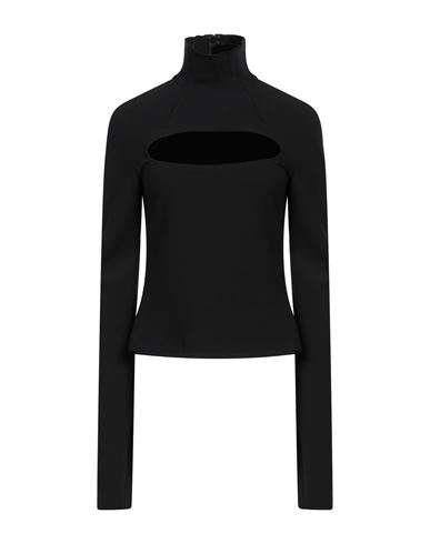 A.w.a.k.e. A. W.a. K.e. Mode Woman T-shirt Black Size 8 Polyester, Viscose, Elastane