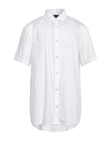 Armani Exchange Man Shirt White Size Xl Cotton, Elastane