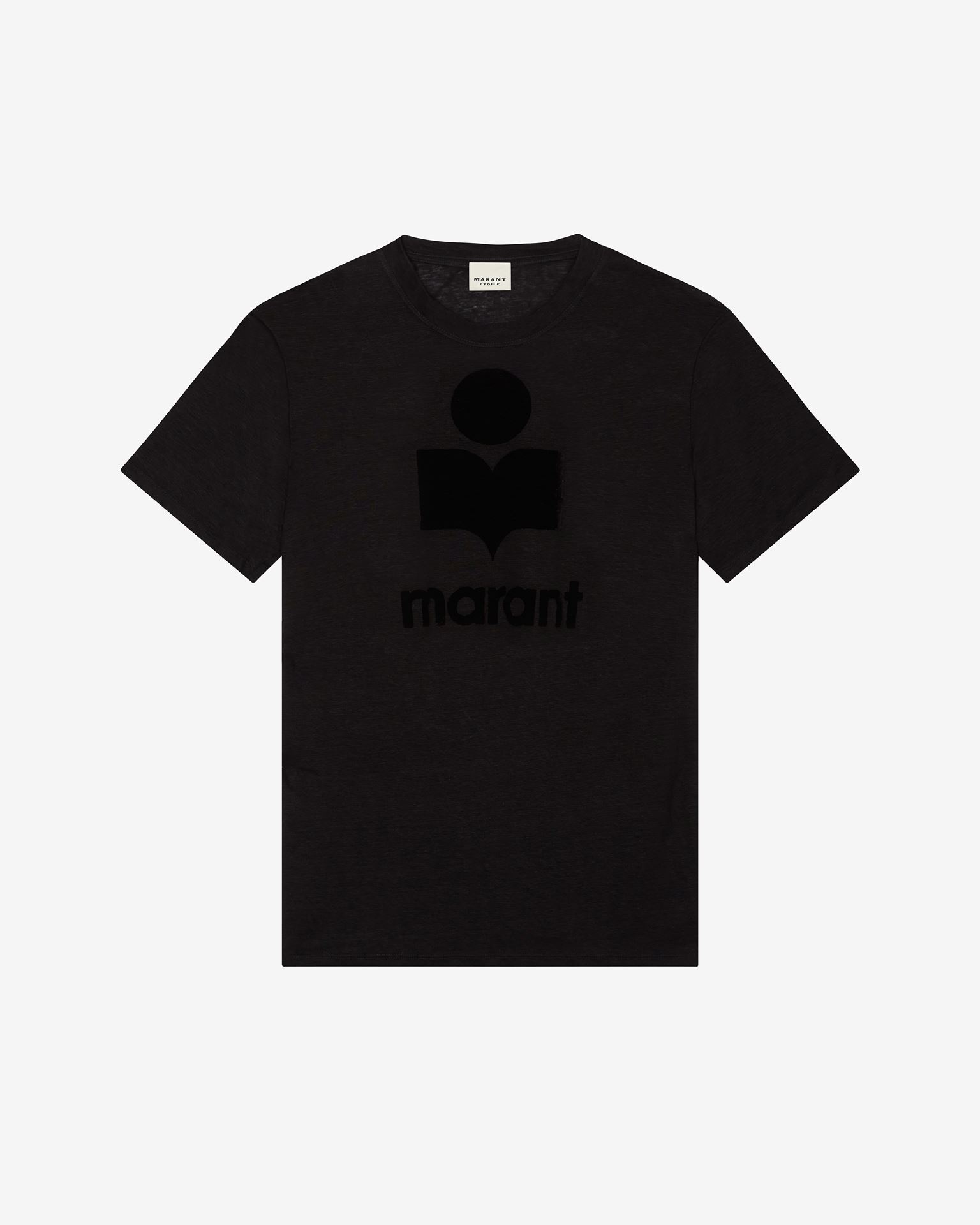 Marant Etoile Zewel Logo Tee-shirt In Black