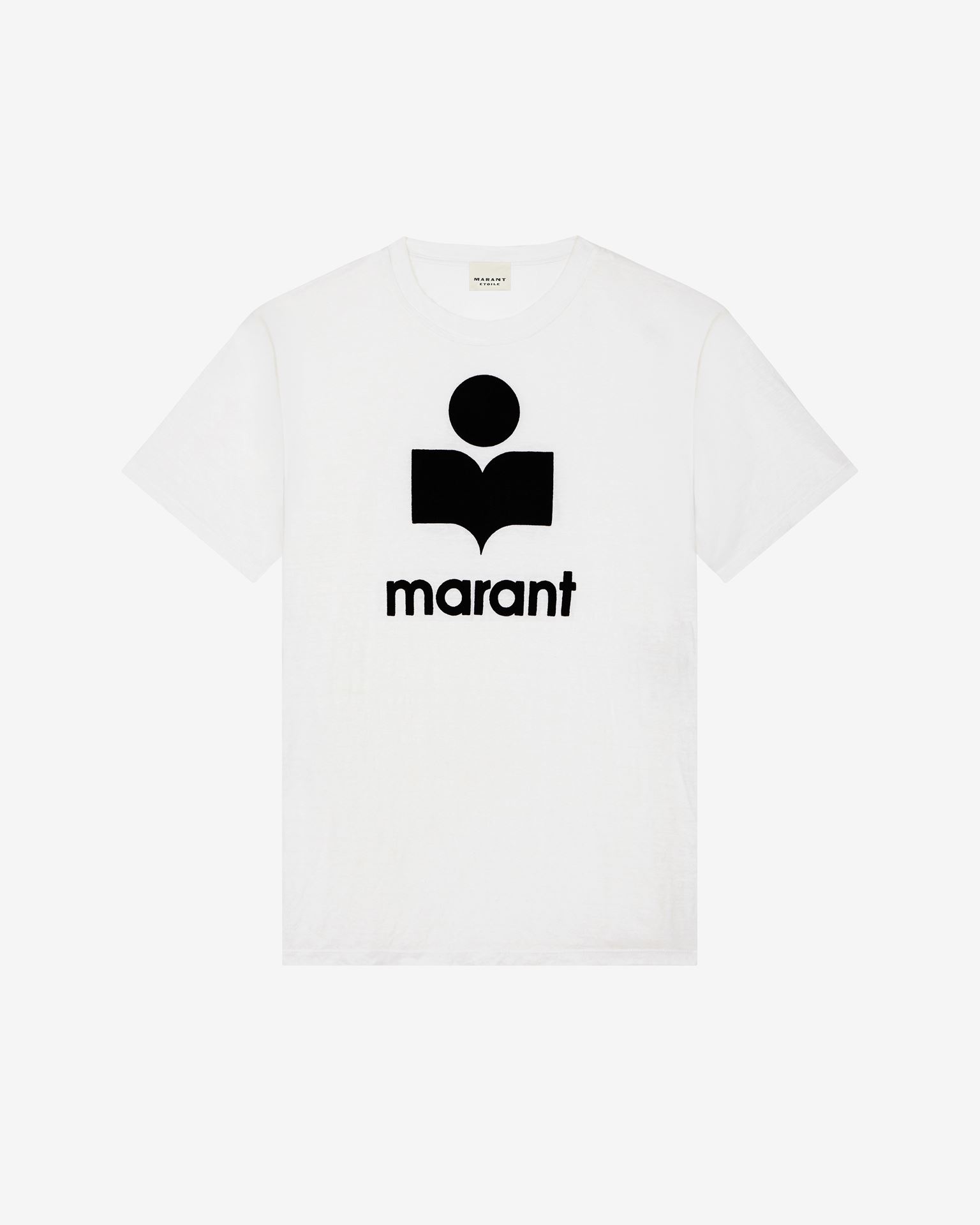 Shop Marant Etoile Zewel Logo Tee-shirt In White
