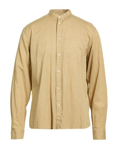 Liu •jo Man Man Shirt Sage Green Size 17 Lyocell, Linen, Cotton In Green