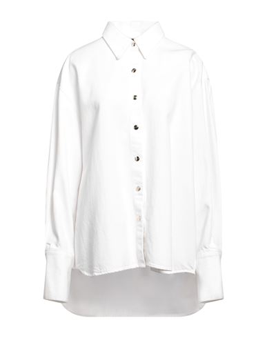 Goldsign Woman Shirt White Size S Organic Cotton, Lyocell