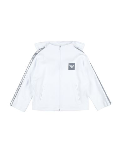 Emporio Armani Toddler Girl Sweatshirt White Size 7 Cotton In White