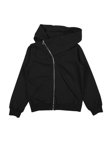 Rick Owens Toddler Girl Sweatshirt Black Size 4 Cotton In Black