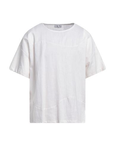 C.9.3 Man T-shirt Off White Size Xl Linen