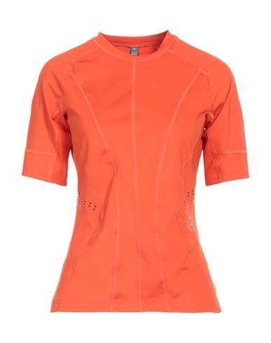 Adidas By Stella Mccartney Sportswear Logo-print T-shirt In Orange