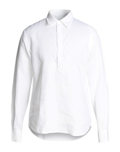 Aspesi Man Shirt White Size Xl Linen