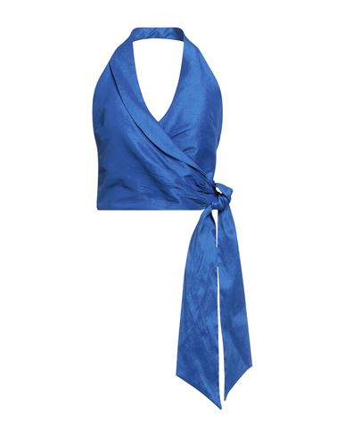 Hanita Woman Top Blue Size Xs Polyester, Nylon, Elastane