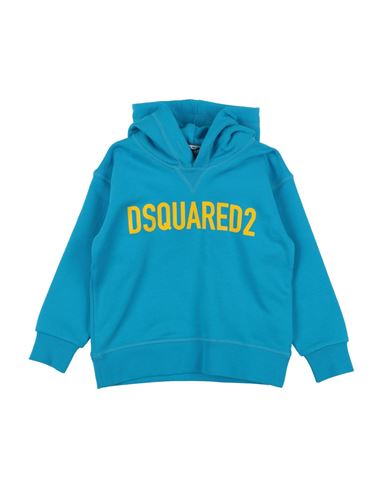 Dsquared2 Toddler Sweatshirt Azure Size 6 Cotton In Blue