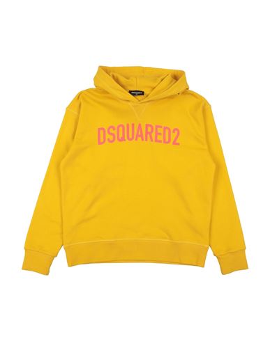 Dsquared2 Toddler Sweatshirt Ocher Size 6 Cotton In Yellow