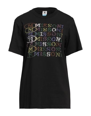 Missoni Woman T-shirt Black Size Xl Cotton
