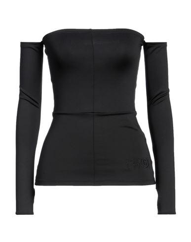 Mm6 Maison Margiela Woman Top Black Size Xs Polyester, Elastane