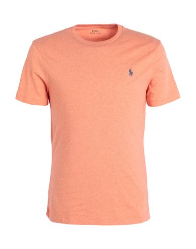 Polo Ralph Lauren Custom Slim Fit Jersey Crewneck T-shirt Man T-shirt Mandarin Size L Cotton