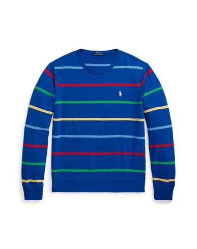 Polo Ralph Lauren Striped Crewneck Sweatshirt In Blue