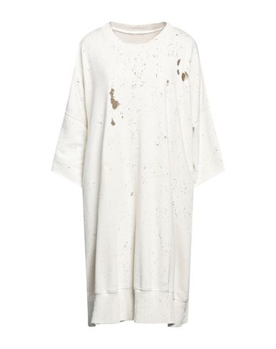Mm6 Maison Margiela Woman Sweatshirt Off White Size S Cotton, Polyester, Elastane