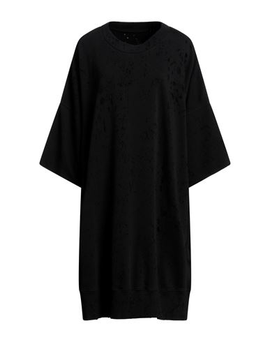 Mm6 Maison Margiela Woman Sweatshirt Black Size M Cotton, Polyester, Elastane