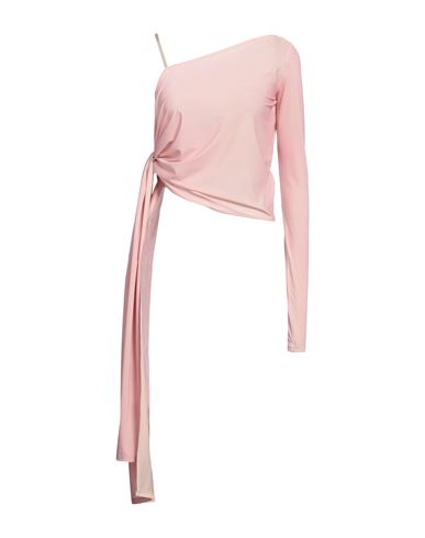 Mm6 Maison Margiela Woman Top Pink Size L Polyamide, Elastane