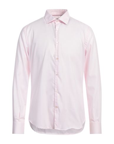 Shop Brooksfield Man Shirt Pink Size 16 Cotton