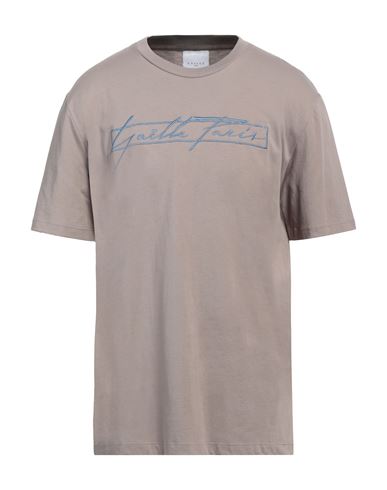 Gaelle Paris Gaëlle Paris Man T-shirt Dove Grey Size S Cotton In Brown