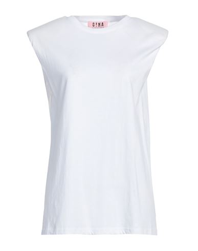 Gina Gorgeous Woman T-shirt White Size M Cotton