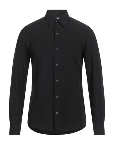 Gaelle Paris Gaëlle Paris Man Shirt Black Size 42 Viscose, Linen