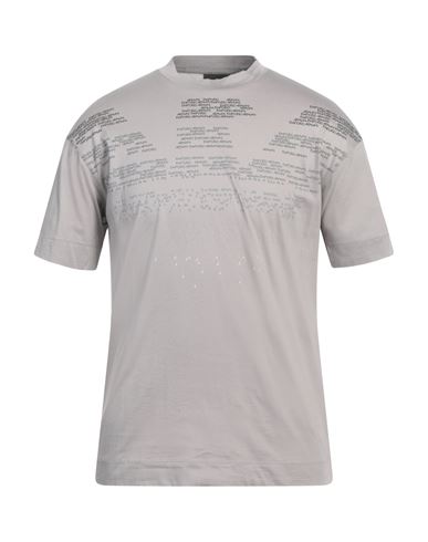 EMPORIO ARMANI EMPORIO ARMANI MAN T-SHIRT GREY SIZE L COTTON