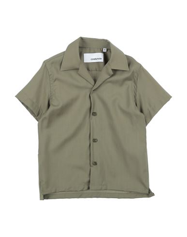 Shop Costumein Toddler Boy Shirt Military Green Size 6 Virgin Wool