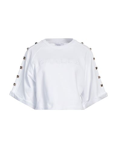 Gaelle Paris Gaëlle Paris Woman Sweatshirt White Size 1 Cotton In White