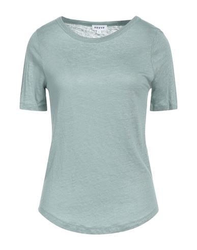 Neeve Woman T-shirt Sage Green Size S Linen
