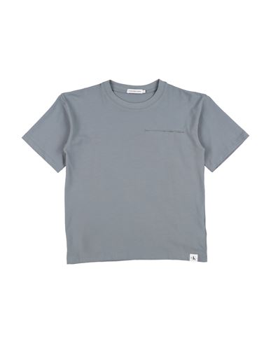 Shop Calvin Klein Jeans Est.1978 Calvin Klein Jeans Toddler Boy T-shirt Grey Size 6 Cotton, Elastane