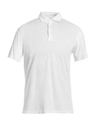 Luigi Borrelli Napoli Man Polo Shirt White Size 48 Cotton
